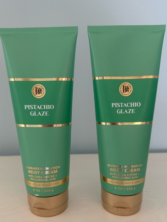 Bath & Body Works Other - SET OF TWO B&BW “Pistachio Glaze” Body Cream  / DISCONTINUED / NEW